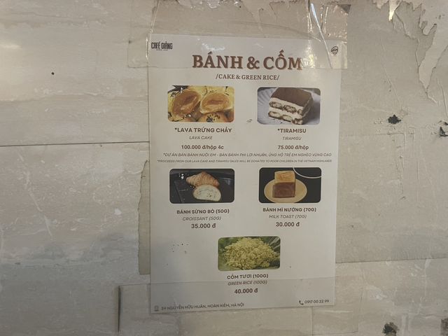 Giang Cafe, Ha Noi