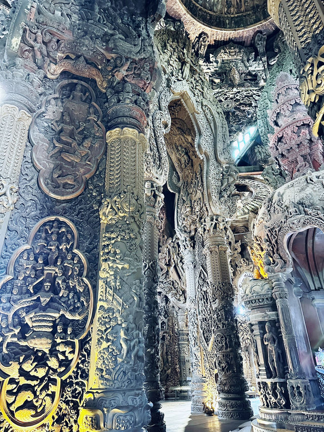 Sanctuary of Truth living wooden art 