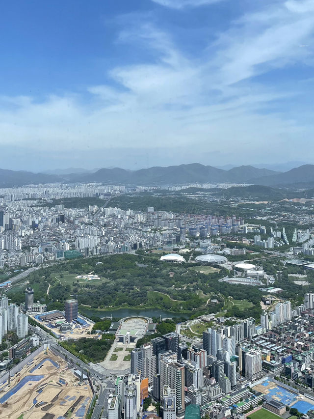 🌆 서울스카이, 서울의 가장 높은 곳에서 바라본 도시의 모습