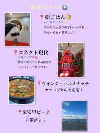 【釜山2泊3日旅】2日目スケジュール🗓️移動方法🚇🚶