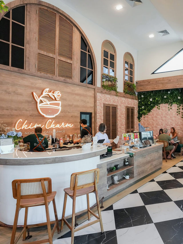 📍 Chim Charm ชิมฌาร์มก๋วยเตี๋ยวปลา คาเฟ่ 🍜🍹🏡