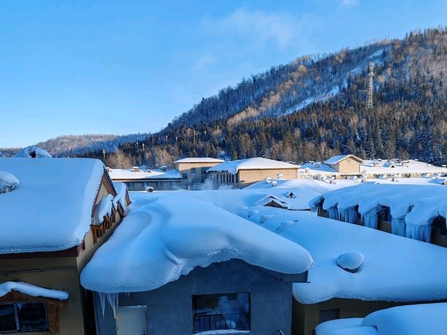 Snow Town Fairytale: The Winter Charm of Mushroom Houses