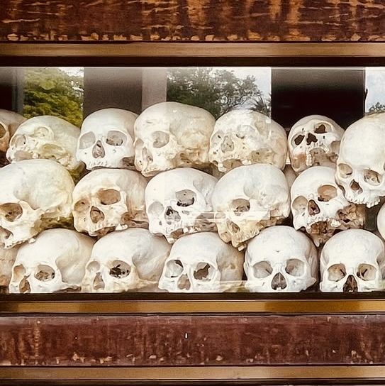 🕊️ "Facing History: A Solemn Visit to Choeung Ek Memorial