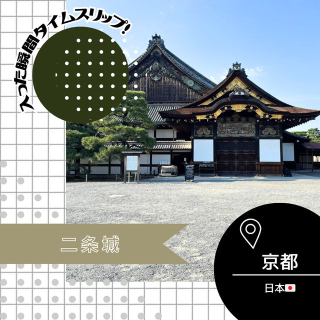 【京都🇯🇵】入った瞬間タイムスリップ🕰二条城