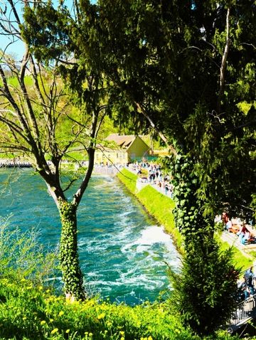 🏞สวยอลังการมาก Rheinfall 🏞สวยอลังการมาก Rheinfall