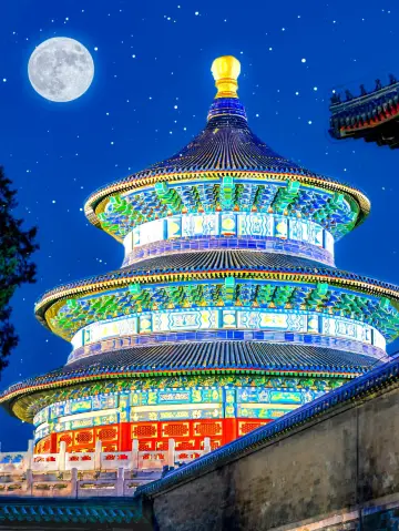 北京天壇的夜間魔法