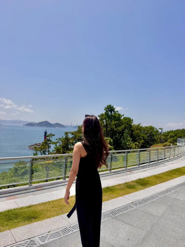 거제도 드라이브 📸 남해 오션뷰의 대형 가덕휴게소 & 해저터널 타고 거제 진입🏞️