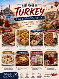 Turkey is a Paradise for Food Lovers! 🍽️✨