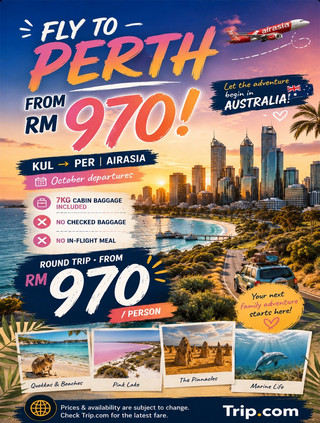 🇦🇺 PERTH FROM RM970 ✈️ | 8 DAYS WESTERN AUSTRALIA ROAD TRIP