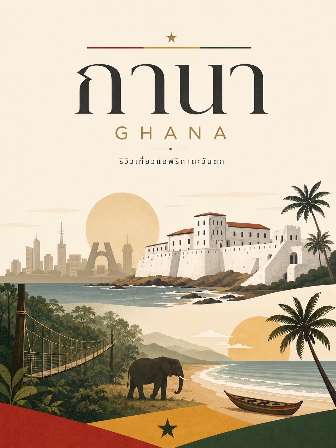 Ghana (Ghana) 🇬🇭🌍🏰🌴