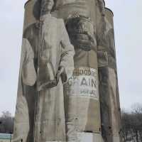 Guido van Helten Silo Mural