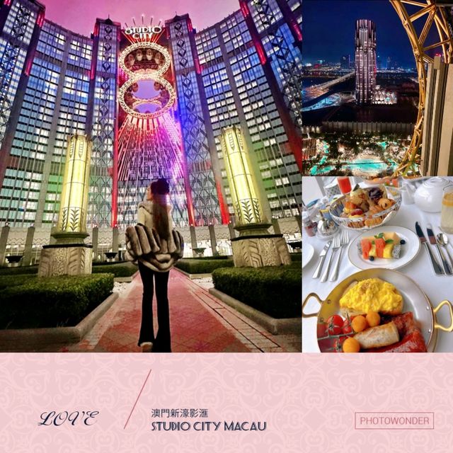 《澳門新濠影滙Studio City Macau》超美8字摩天輪🎡