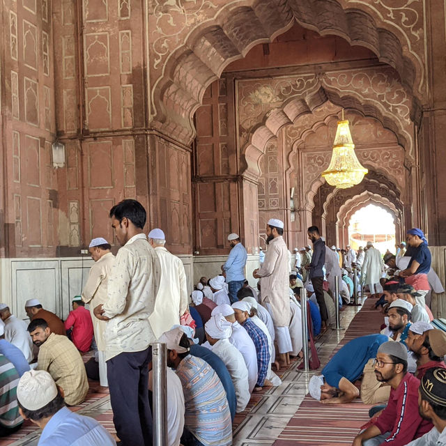 great mosque of Old Delhi Jama masjid