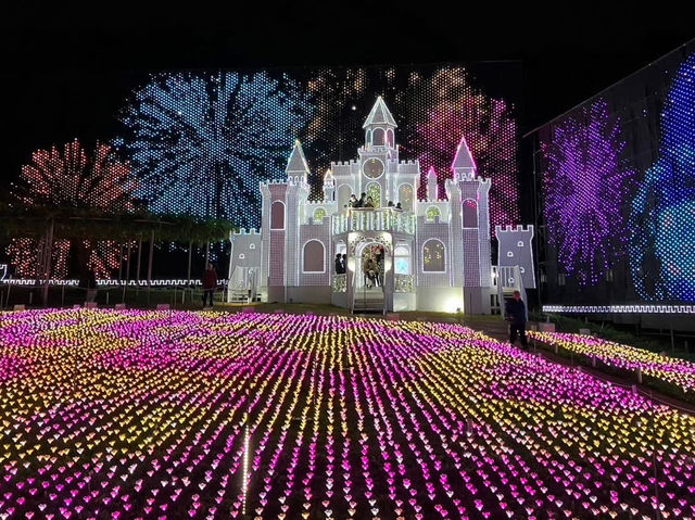 The magic Illumination at the Ashikaga flower park