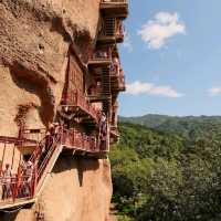 Stairs You Won’t Forget: The Maijishan Grottoes 🪶⛰️