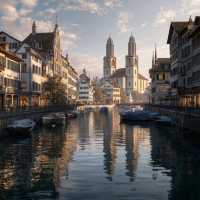 Zurich’s Quiet Elegance: Reflections, Trams & Timeless Streets 🕊️🌿
