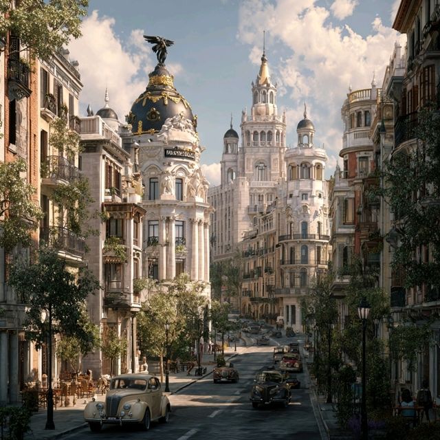 Sunny Madrid Stroll🌞
