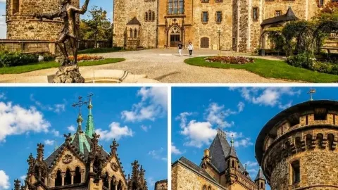 ปราสาทแวร์นิเกอโรเดอ: สุดยอดป้อมปราการในเทพนิยายแห่งเยอรมนี 。 — traveler post in Wernigerode