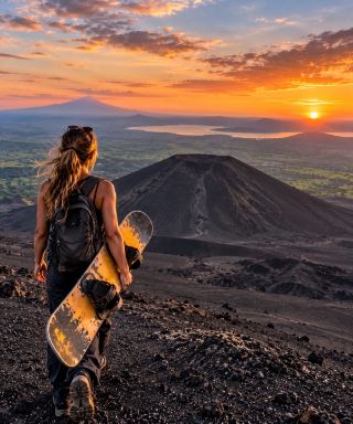 🌋 YES… YOU CAN SURF DOWN A VOLCANO 😳
