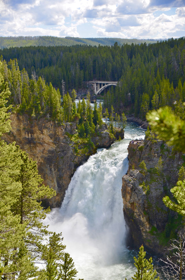 Check-in at the natural wonder of the world - Yellowstone's Thumb Geyser.