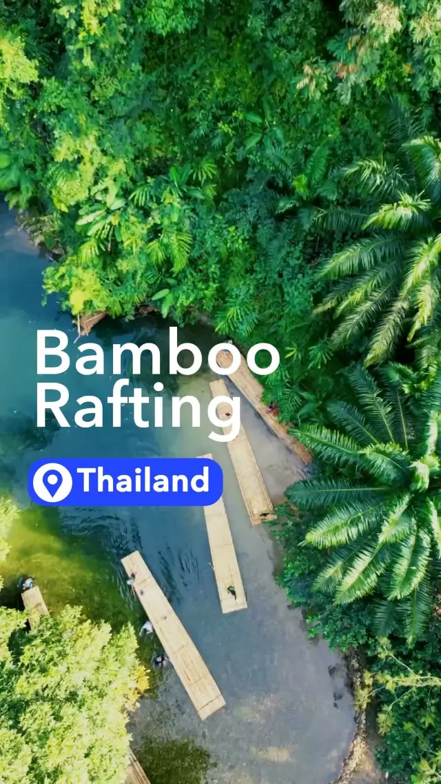 Ever tried bamboo rafting?