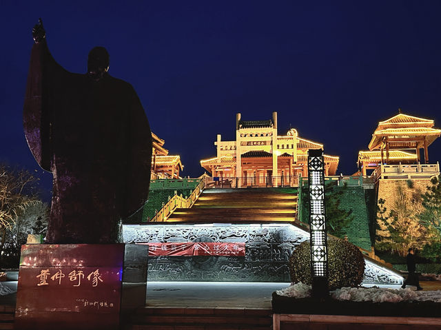 大德之州｜德州董子園步行街燈會之夜