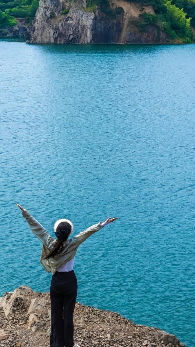 天啊！浙江嘉興這個藍色湖泊，太驚豔了！