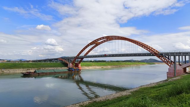 清遠飛來峽的水上公路
