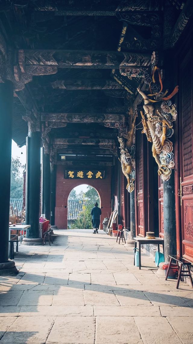中國奇譚中的譚貓廟終於見到了。