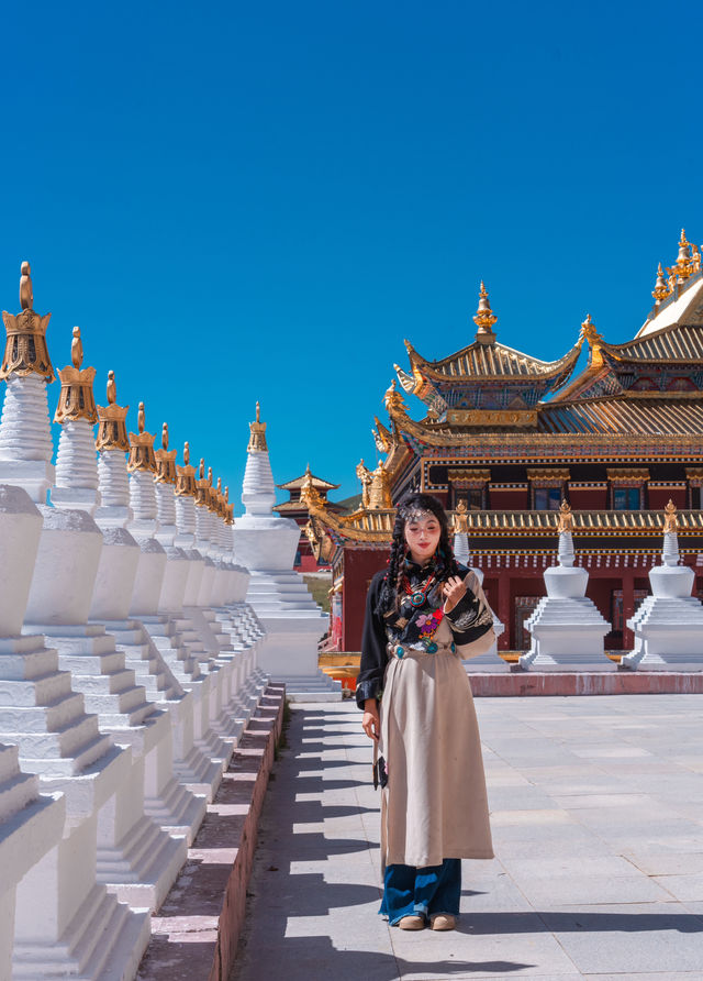 川西|色達東噶寺天氣超好！。