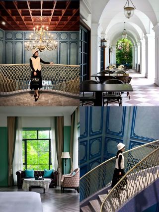 Didn't go to Shanghai! Vacationed at a Republic of China-style hotel around Chengdu. 
