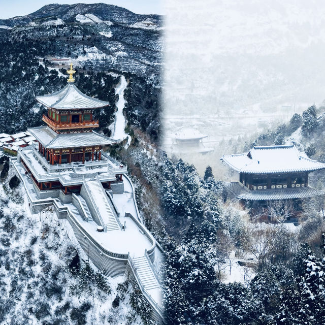 紅牆白雪中我在太原遇見了傳說中的天上宮闕
