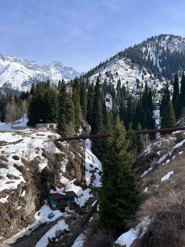 Climb a Snow Mountain for half a Euro! Half-Day Hike in Almaty's Shymbulak