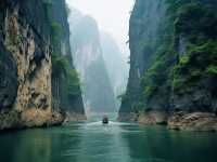 探秘廣元明月峽，尋古棧道歷史韻味
