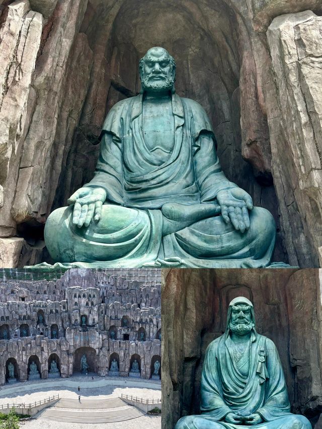 南京達摩古洞，百尊達摩石刻栩栩如生