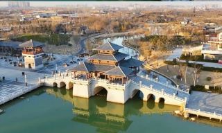 The magnificent royal garden of Shangqiu Hanliang Cultural Park