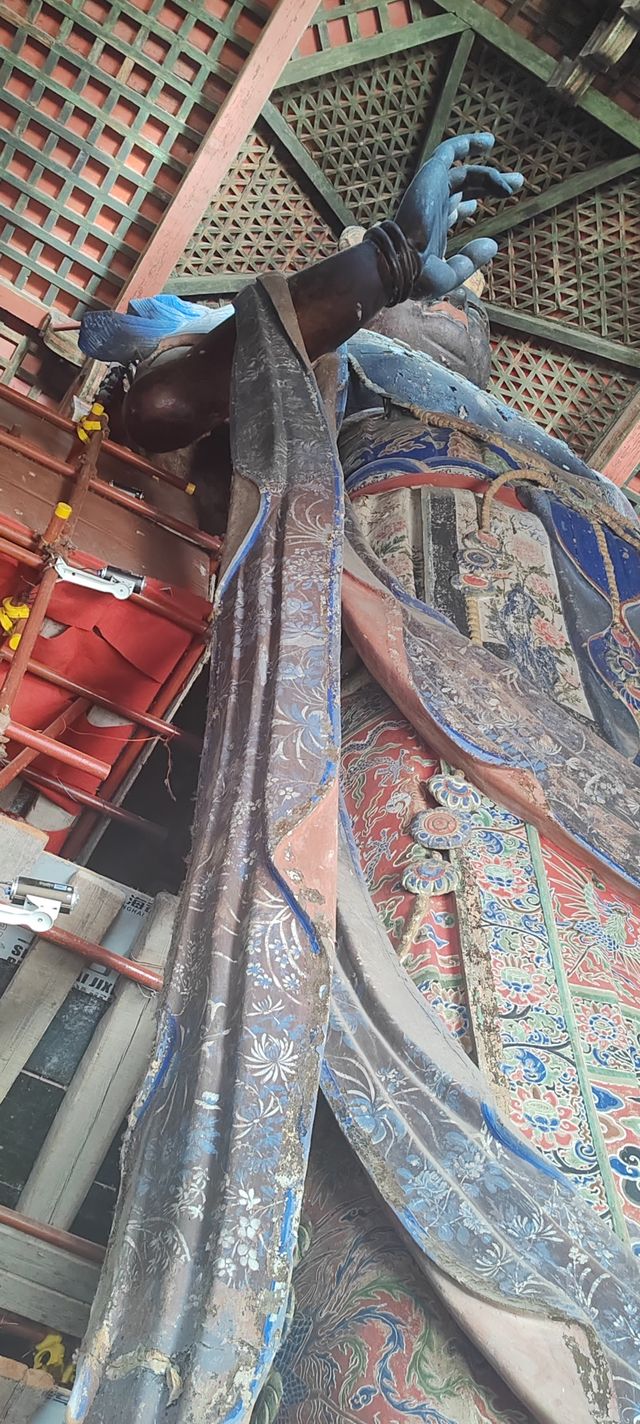 歲月靜好獨樂寺  3 三塊匾與彩泥大觀音