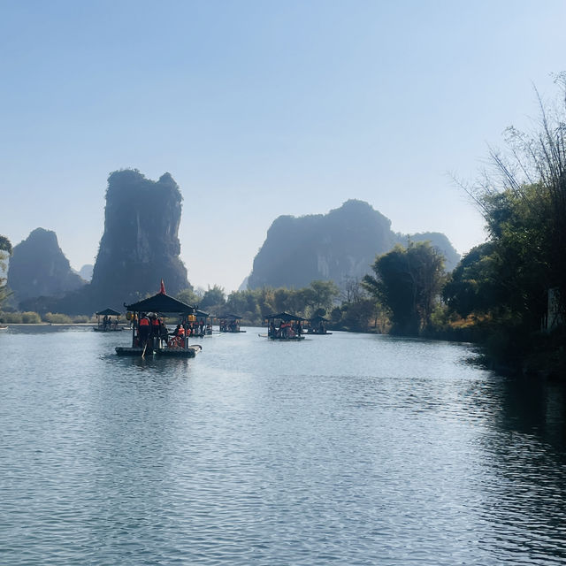 Yangshuo Bamboo Rafting experience 🇨🇳