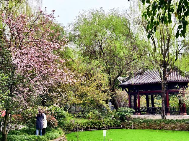 三月遊成都，別錯過這個滿園海棠的古風公園