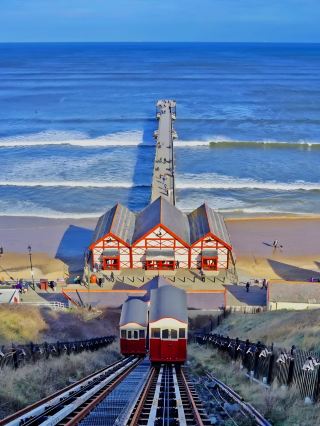 The postcard-worthy world of Saltburn-by-the-Sea in the UK is so beautiful!