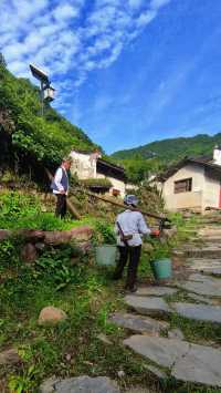 深山之中的白石嶺