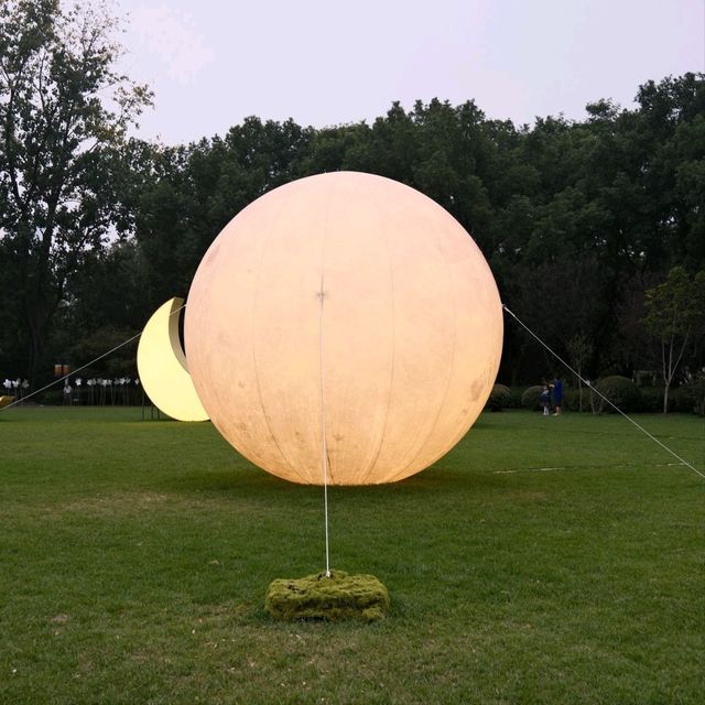 The Moon Phase-scape in Fuxing Park 🌙✨