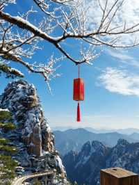 嵩山雪景，美如仙境