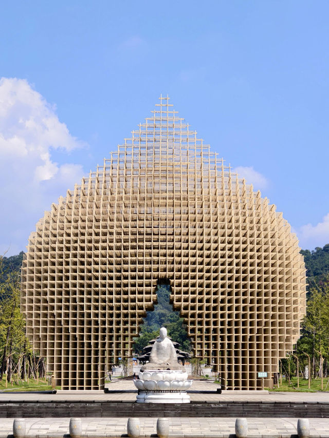 大佛與現代建築的邂逅！韶關南華禪寺小眾玩法大公開