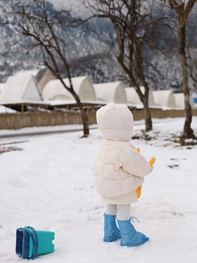成都西嶺，超適合親子的低海拔雪山附攻略