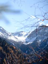 九寨初冬丨是天地緩緩展開的一幅山水留白