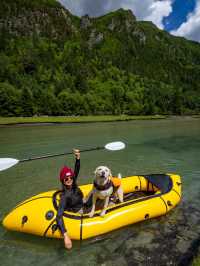 康定月亮湖遛狗人新玩法懶人露營更適合
