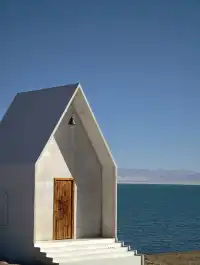 青海湖最美的冰岸藍浪藏在了二郎劍半島