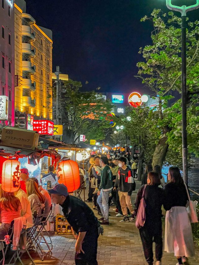 나카스 강변 포장마차거리, 밤의 일본 즐기기