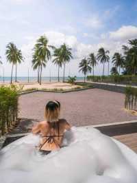 โรงแรมสวยเปิดใหม่ มีอ่างทุกห้อง ในทับสะแก